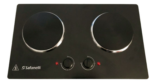 Fogão Cooktop Embutir Elétrico Gourmet 2 Bocas Safanelli