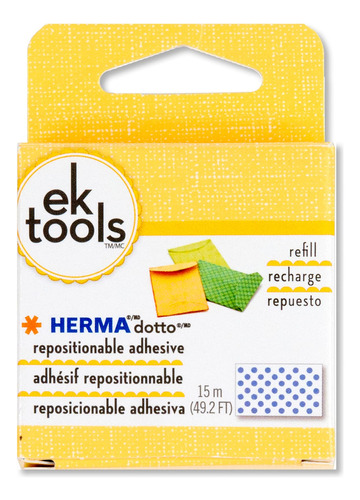 Ek Tools Herma Dotto - Recambio Adhesivo Reposicionable Par.