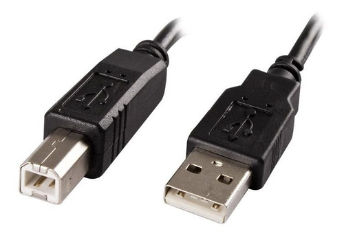 Cable Usb B 2 Metros Para Midi Placa De Audio Impresora