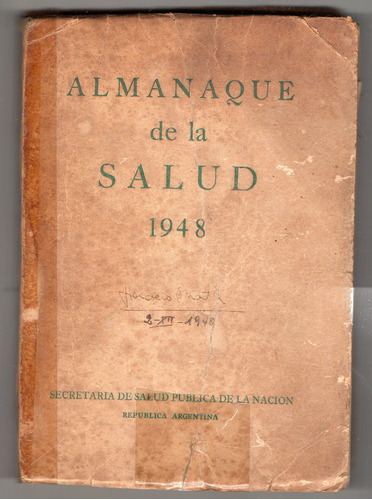 El Almanaque De La Salud - Usado Antiguo 1948