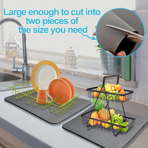 Base Super Absorbente Para La Cocina Y Escurridor Pequeño