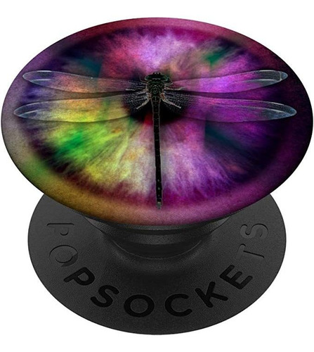 Dragonfly Pop Socket Abstract Colorful Animal Fly Popsocket