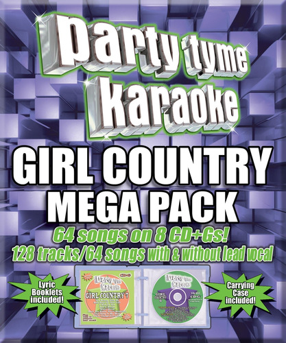 Cd: Party Tyme Karaoke - Mega Paquete De Chicas Country (8 C
