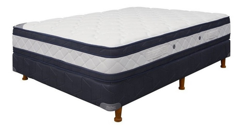 Sommier Fisher Milenium 2 plazas 190x130cm azul
