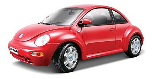 Maisto Volkswagen New Beetle, Rojo 31875 -1/18 Escala Diecas