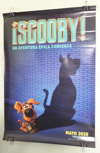 Poster Original De Cine Scooby Doo Su Aventura Comienza