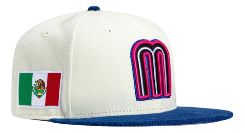 Gorra New Era 59fifty Selección Nacional México Blanco, Azul