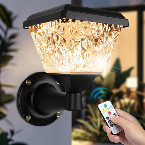 Luces Solares De Pared Exteriores 124 Led Ip65 3 Modos