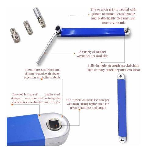 Chave De Extensão Offset, Multifuncional Tight Reach W De 15