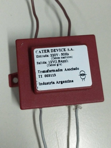 Transformador 220-12 V 1.8 A Encapsulado