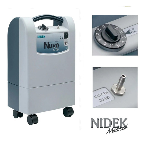 Imagen 8 de 8 de Concentrador De Oxigeno 5 Litros Nidek Nuvo Lite