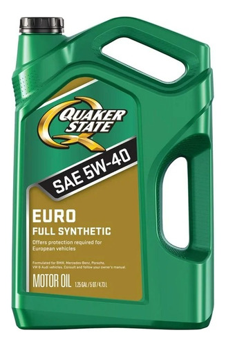 Aceite Quaker State 5w-40 Euro Full Synthetic