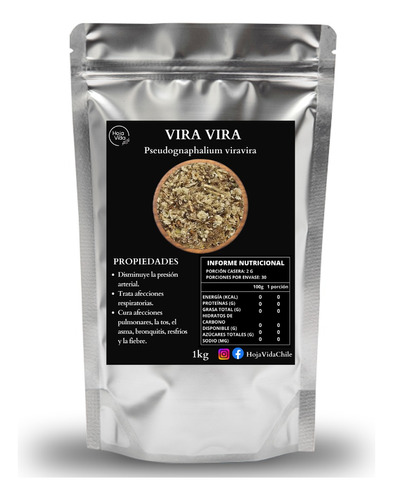 Vira Vira Hierba Deshidratada 100g