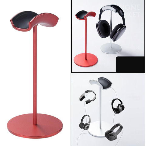 Soporte Para Auriculares De Aleación De Aluminio Rojo