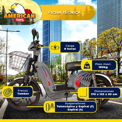 Scooter Moto Eléctrica Importadas Mensajeria + R E G A L O!!
