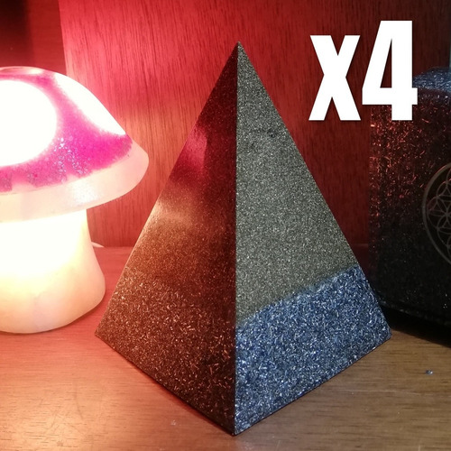 4 Centaurus Orgonita Transmutador Energético Piramide 7x10cm