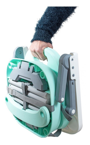 Silla Comer Bebé Portasilla Booster Plegable Bandeja Viajes Color Verde