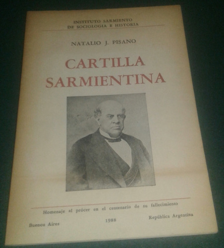 Cartilla Sarmientina. Natalio Pisano