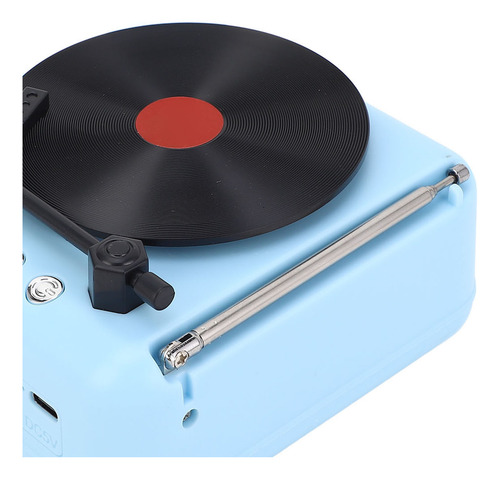 Altavoz Retro Estilo Tocadiscos, Calidad De Sonido Hifi Bt5.