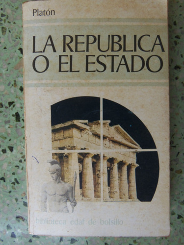 La Republica O El Estado Platon Filosofia Biblioteca Edaf