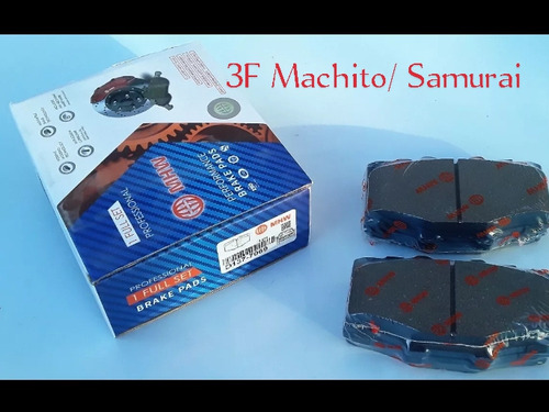 Pastilla De Freno Delantera Machito 3f Samurai / 4runner