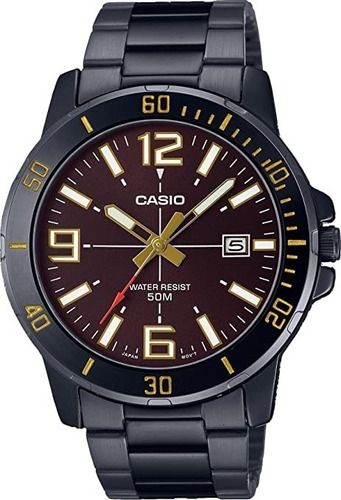 Reloj Casio Pavonado Para Hombre Calendario Mtp-vd01b-5bvudf