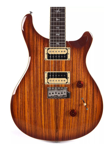 Prs Se Custom 24 Exotic Top - Vintage Sunburst Zebra Wood