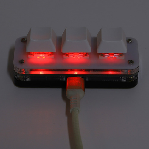 // Teclado Para Juegos De 3 Teclas, Mini Teclado Usb