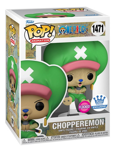 Chopper Flocked Funko Pop One Piece 1471 Chopperemon