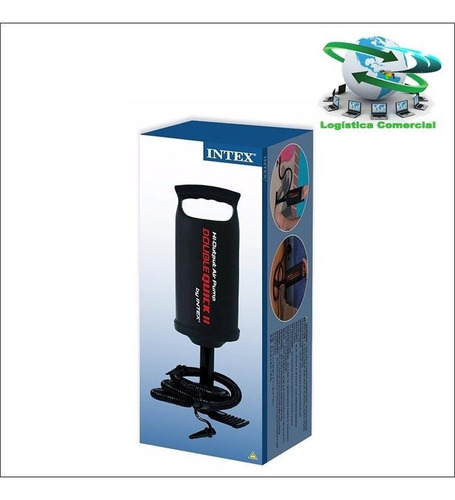 Bomba Para Inflar Doble Accion I I Intex Colchon Bote 68614