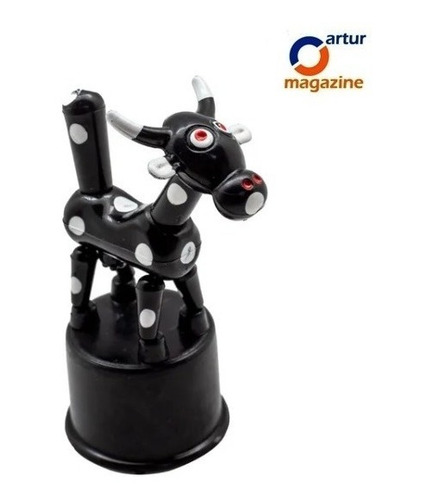 Kit 12 Brinquedo Dançante Vaquinha Agro Mole Mole Plástico