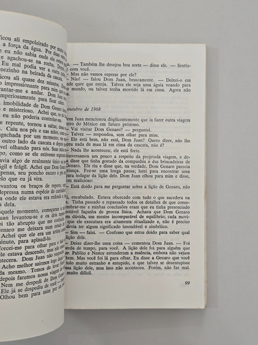 Livro Uma Estranha Realidade, Carlos Castaneda, Record (Usado)
