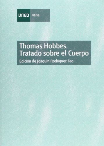 Libro Thomas Hobbes Tratado Sobre El Cuerpo  De Rodriguez Fe