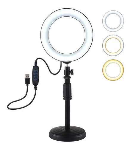 Anillo Luz Led Soporte Tripode Para Youtube Video Live