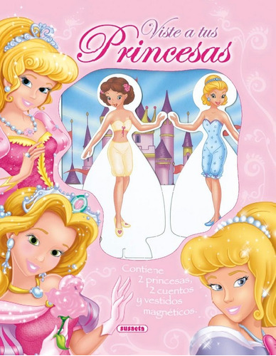 Libro Viste A Tus Princesas Con Vestidos Magnã©ticos