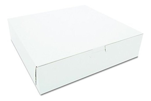 Caja Panadería Premium Blanca, 10  X 10  X 2-1/2 , (