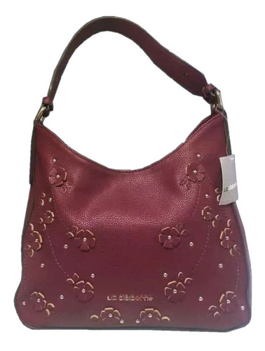 Imagen 1 de 2 de Bolsa Dama Color Vino Marca Liz Claiborne Para Mujer