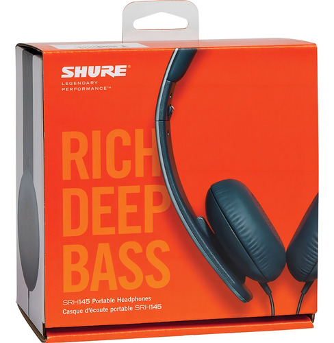 Faixa de cabeça dobrável portátil Shure Srh145 Mp3 Dj