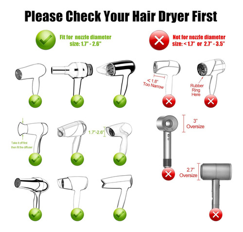 Difusor Para Secador De Pelo Universal Hairizone Rosa
