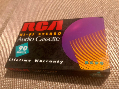 Cassette Rca Hi Fi Stereo 90 Minutos Cinta Normal Tipo I