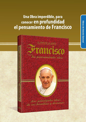 Libro Papa Francisco Su Pensamiento Vivo Ed Clasa