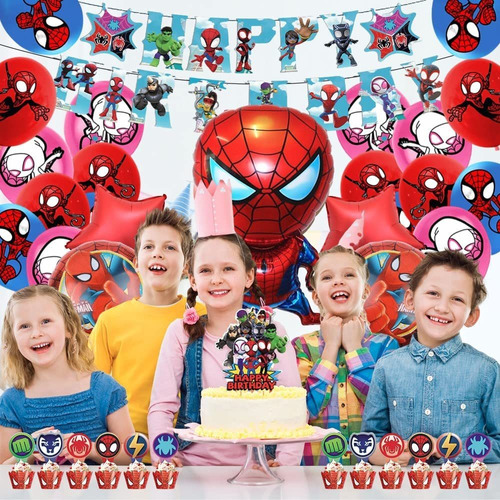 Spidey And His Amazing Friends Party Supplies, Spidey Birthd