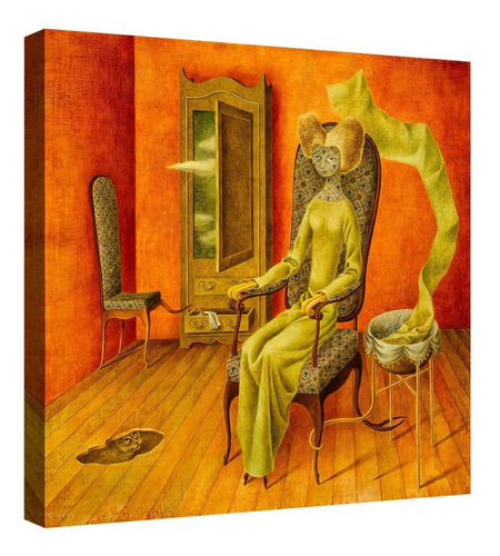 Cuadro Decorativo Canvas Moderno Mimetismo Remedios Varo