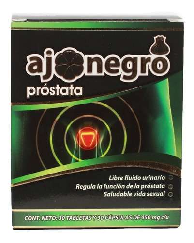 Ajo Negro Prostata Saludable Vida Sexual Fluido Urinario Sabor Sin Sabor