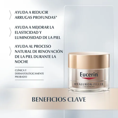 Eucerin Hyaluron Filler Elasticity Facial De Noche Antiedad