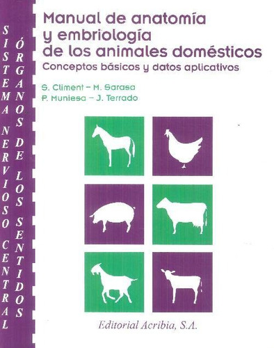 Libro Manual De Anatomía Y Embriología De Los Animales Domés