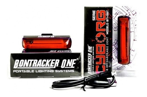 Luz Led Trasera Recargable Bontracker One Cyborg Bt1-135t