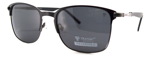 Lentes De Sol Traffic - 280 Lente Gris Oscuro Varilla Negro Armazón Negro Diseño 280 C1