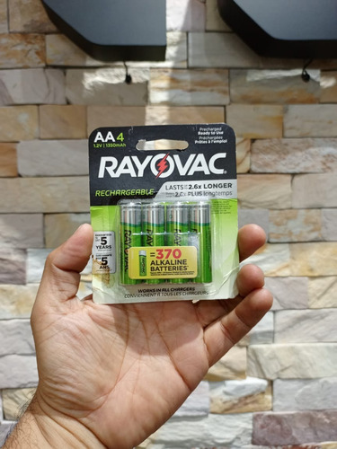 Pilas Recargables Aa Rayocav 4 Pack