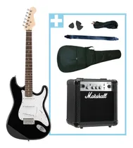 Comprar Guitarra Electrica Racker Ampli Marshall Mg10cf + Accesorios